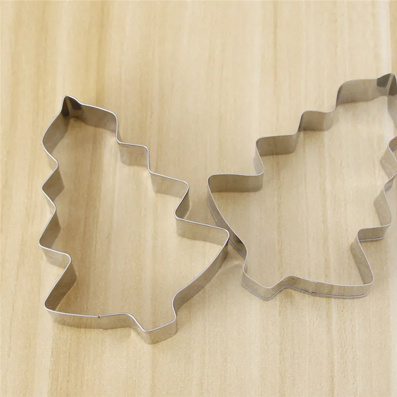 1PC Christmas Tree Shaped Aluminium Mold Buscuit Tools Cookie Cake Jelly Pastry Kitchen Baking Cutter Mould Tool | Дом и сад