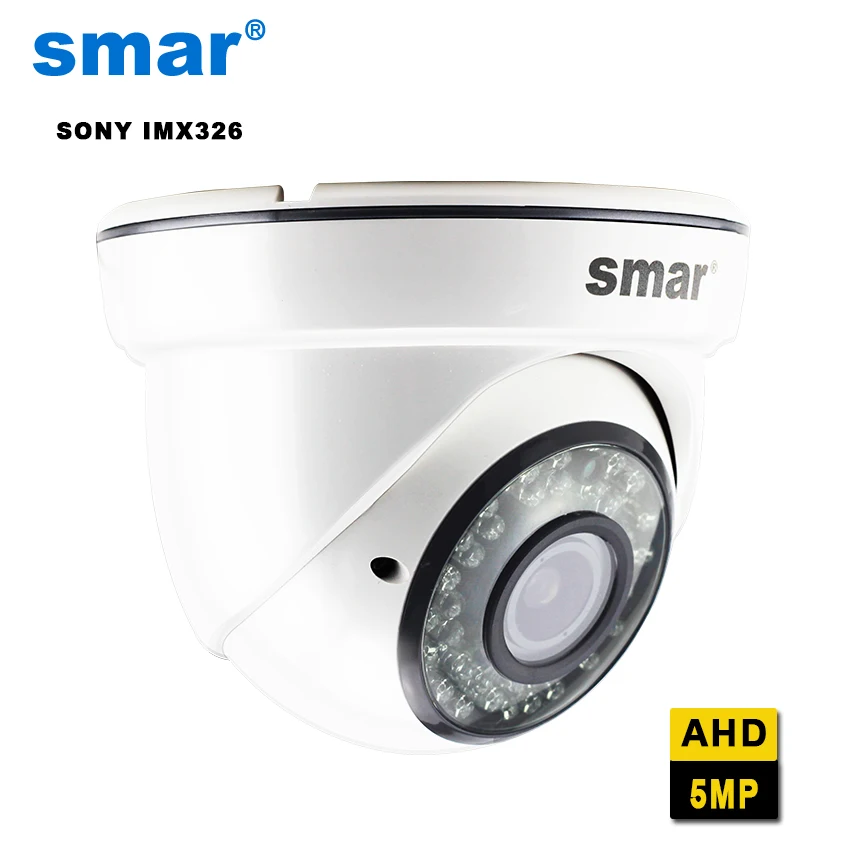 Smar 5MP AHD камера с SONY IMX326 купольная видеонаблюдения 2 8 12 мм ручной объектив