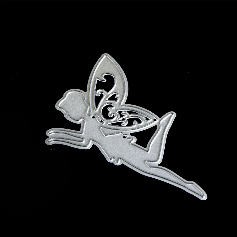Fairy Flying Die Cuts metal Cutting Dies In Scrapbooking Embossing Folder DIY Play Card Template 8.1*5cm | Дом и сад
