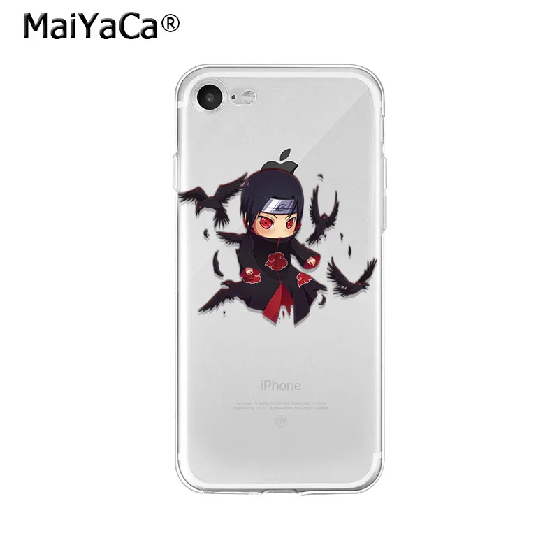 MaiYaCa Аниме Наруто Саске Какаши Итачи боль ТПУ мягкий чехол для телефона iPhone 5 5Sx 6 7