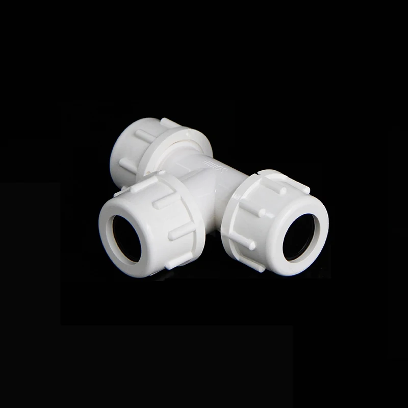 25mm ID Equal Tee PVC Tube Joint Pipe Fitting Coupler Adapter Water Quick Connector For Garden Irrigation System | Обустройство дома