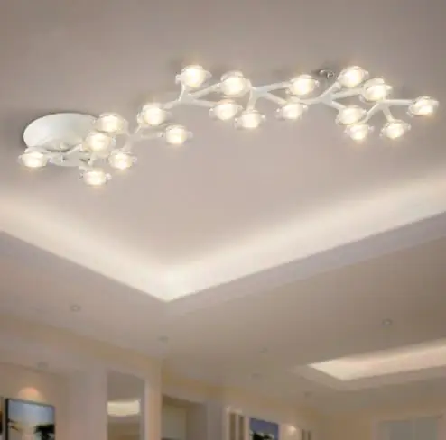 Современная светодиодная люстра в скандинавском стиле потолочные лампы