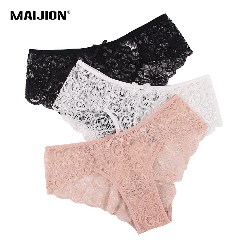 MAIJION S/XL женские пикантные полный кружево трусики для женщин высокое качество