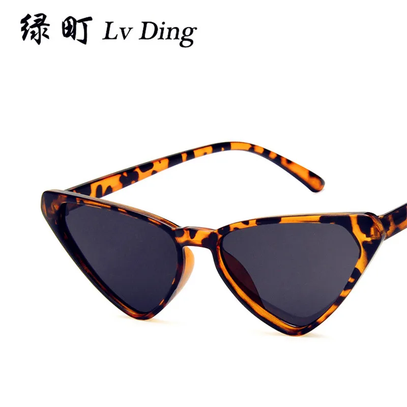 Женские и мужские солнцезащитные очки Gafas de sol Mujer винтажные треугольные кошачий