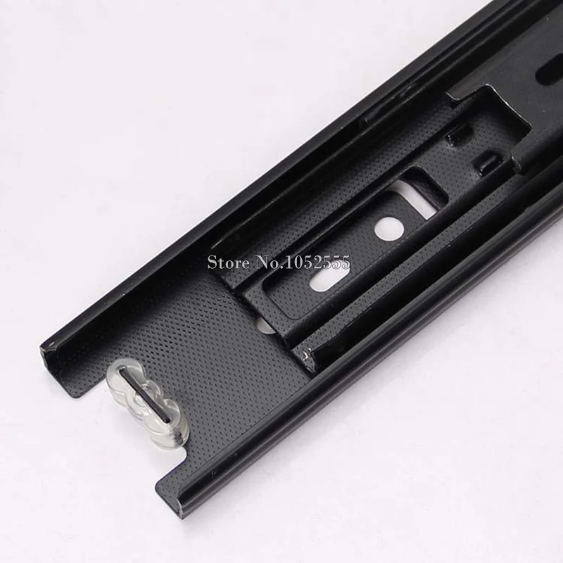 Горячая 1 пара 3 складные направляющие и полозья ящиков рельс полное расширение 600