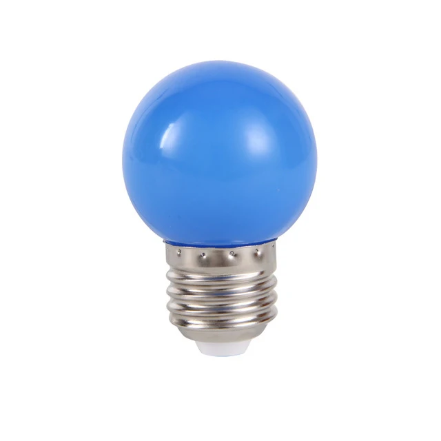 RAYWAY SMD2835 Красочные Энергосберегающие Круглые лампы E27 220 В красный желтый синий белый лампада Bombillas светодиодный светильник для домашнего декора - Испускаемый цвет: Синий