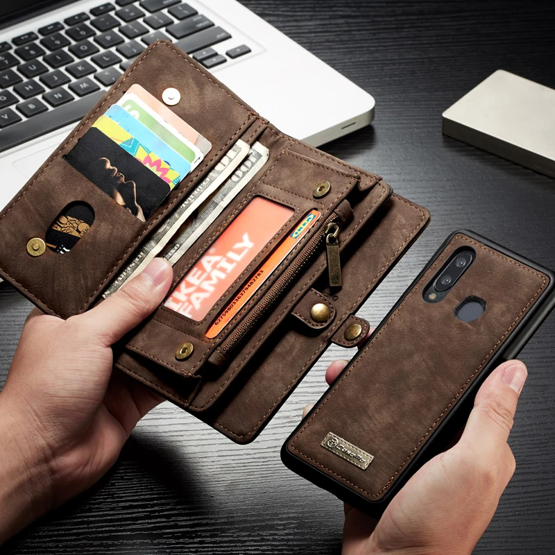 

For Samsung Galaxy A20 A30 Case Leather Wallet Cover Phone Bag Case for Coque Samsung Galaxy A20 A205F A205 A 20 SM-A205F Case