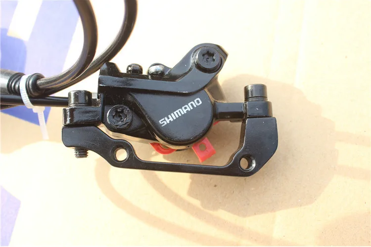 Гидравлический тормоз Shimano BR M395 BL M396 передняя 85 см и задняя 130 черный