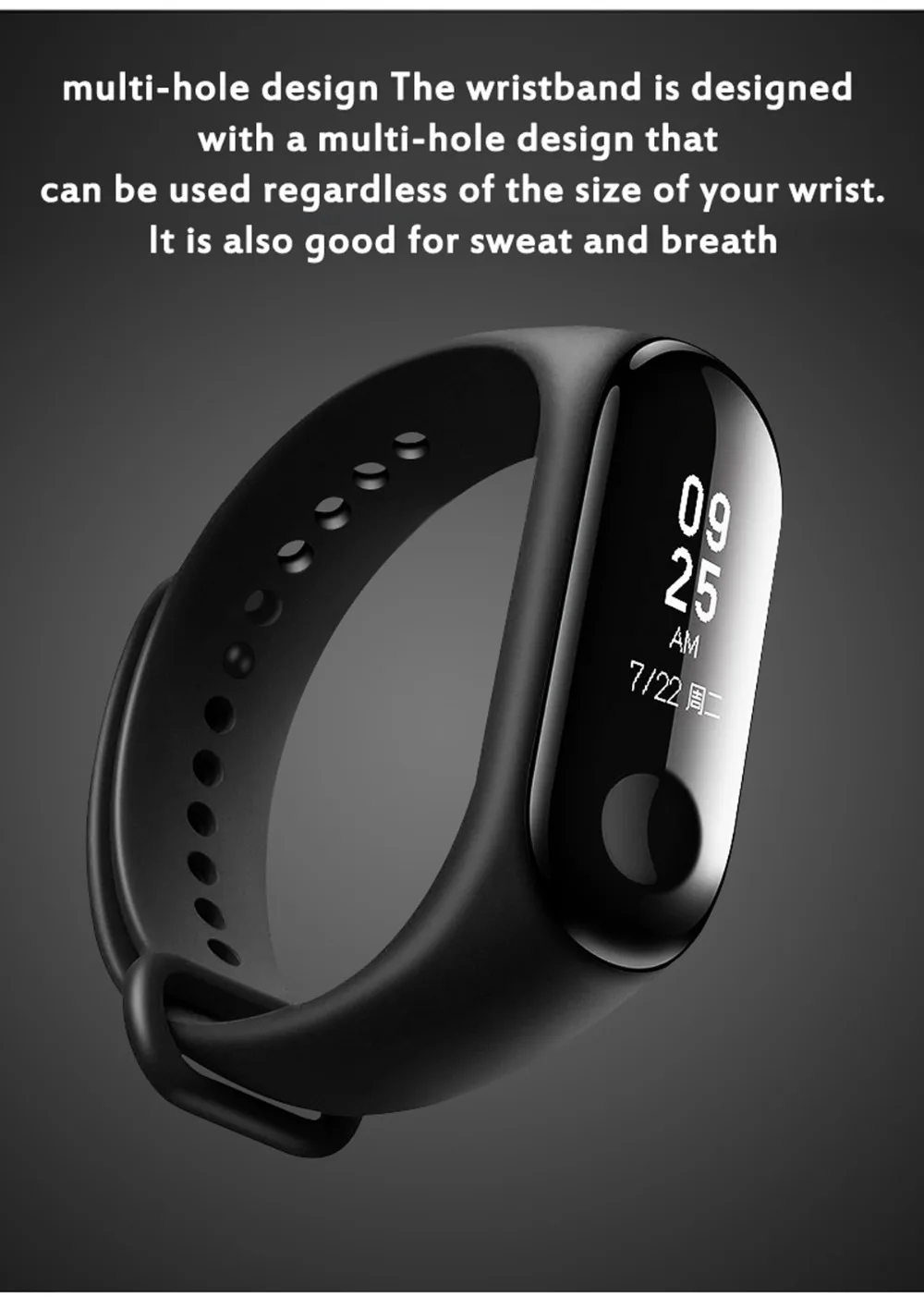 Спортивный ремешок для браслета Xiaomi Mi Band 3 4 силиконовый часов аксессуары Miband4 miband