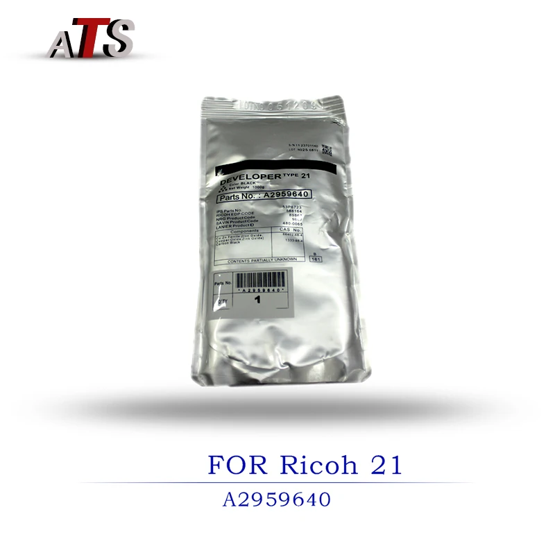 1000 г разработчик тонера порошок ксерокопия для Ricoh Тип 21 AFicio AF 1085 1075 551 A2959640