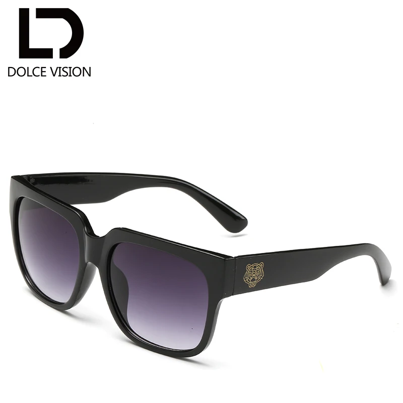 002 Dolce vision Стекло новые оригинальные фирменные очки Для мужчин Стекло es Модные оттенки мужские черные очки Женские солнечные очки Oculos de sol masculino - Цвет линз: 002