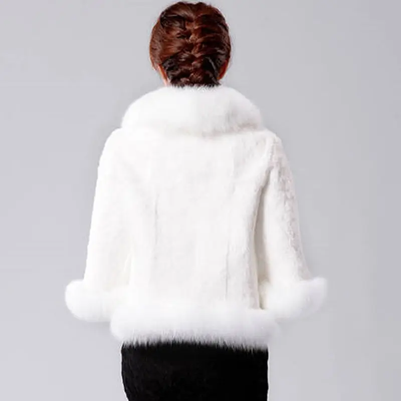 Шуба женская имитация лисьего меха 2018|Куртки из искусственного меха| |