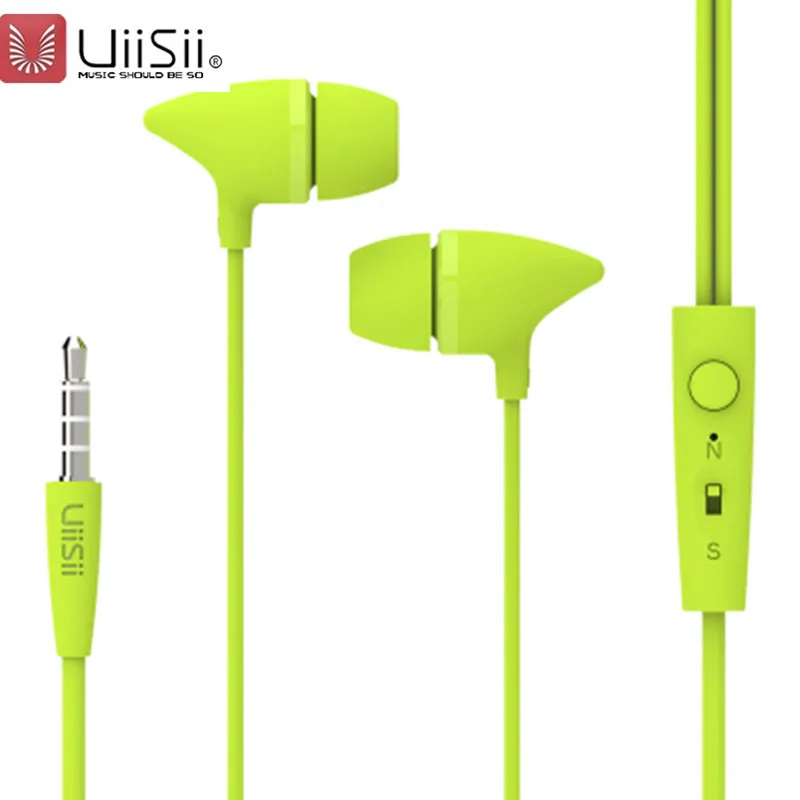 UiiSii высококачественные звуковые металлические телефоны HD бас HiFi наушники с