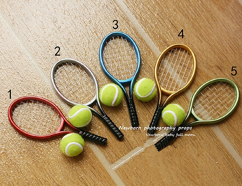 Новорожденный полнолуние Дети Фотография Теннисная ракетка Спортивная
