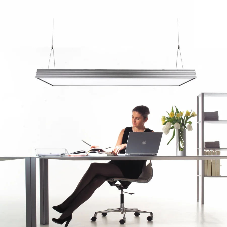 X офисная люстра из алюминиевого сплава droplight освещение для офисного здания