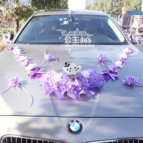 Style 8 Новое поступление Свадебные аксессуары Свадебные Автомобильные цветы украшения цветок с головками Свадебные вечерние декоративные цветы - Цвет: Style 8