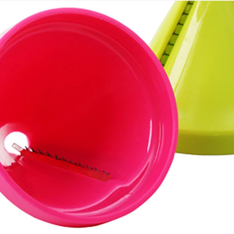 Кухонная спиральная Терка Воронка для овощей моркови Резьбовая терка колесо