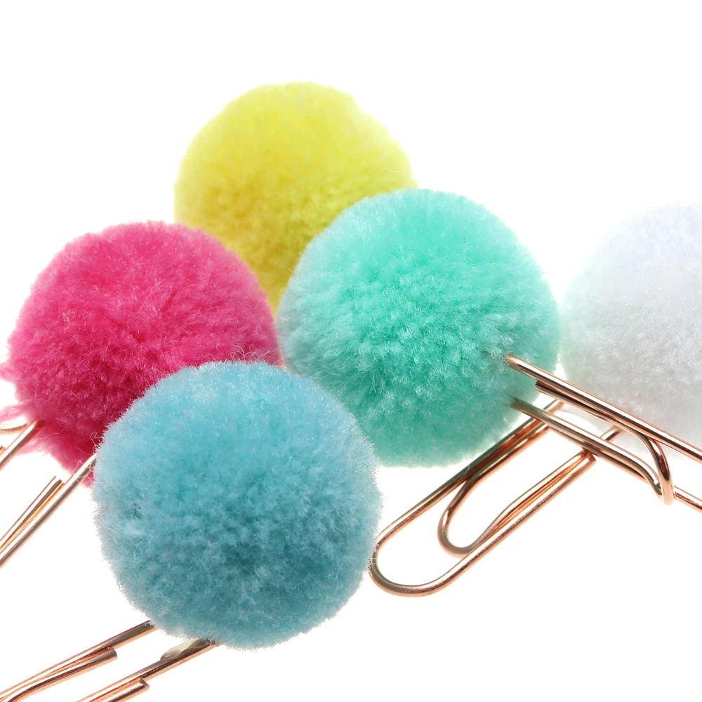 6 шт./компл. заколки для волос металлический зажим делового образца канцелярские