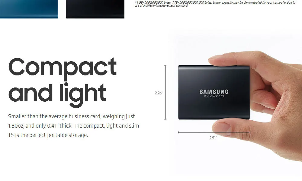 Samsung T5 Ssd Hdd 1 ТБ 2 ТБ портативный Топ внешний Hd накопитель Usb 3,1 для настольного ноутбука ПК Внешний жесткий диск