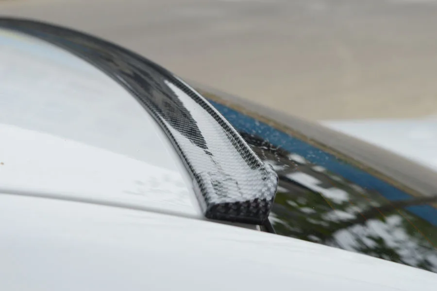 3D карбоновый спойлер для заднего крыла автомобиля багажника обшивки крыши