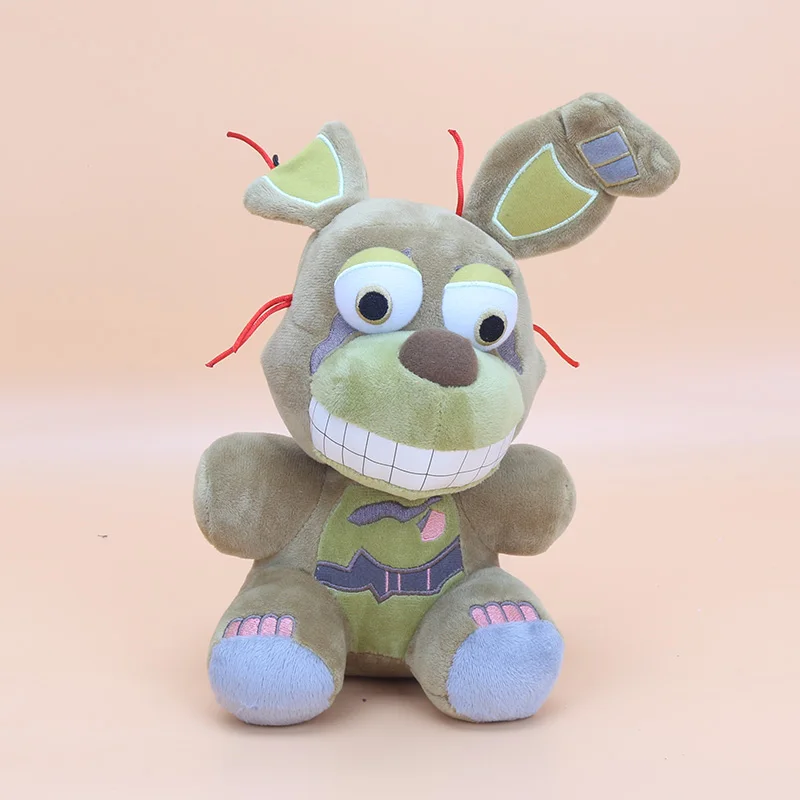 10 ''25 см пять ночей у Фредди 4 FNAF медведь Фредди фазбер плюшевые игрушки кукла пять ночей у Фредди фигурка игрушки - Цвет: Springtrap 25cm