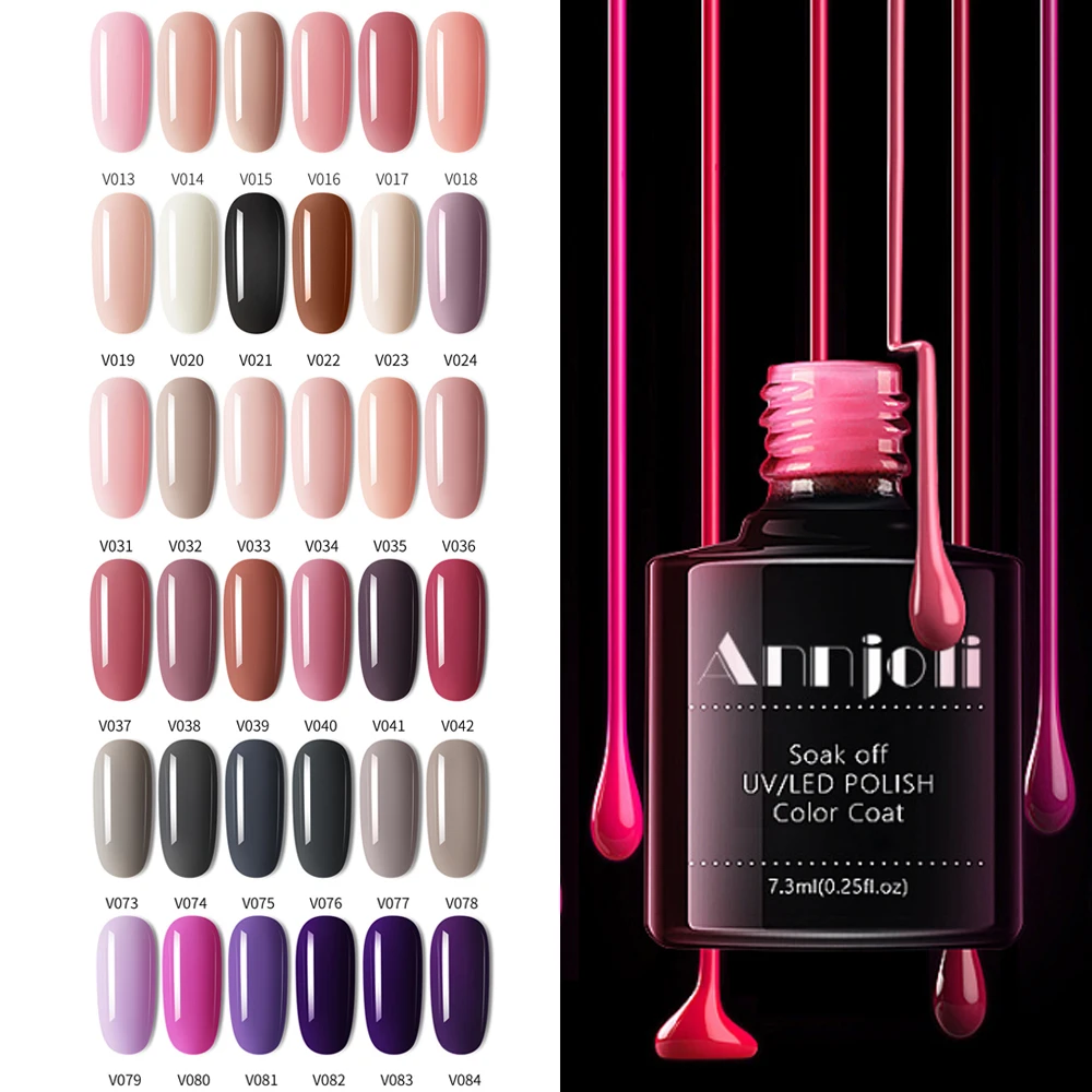36 цветов УФ светодиодный Гель лак для ногтей художественный Набор лаков 7 3 мл