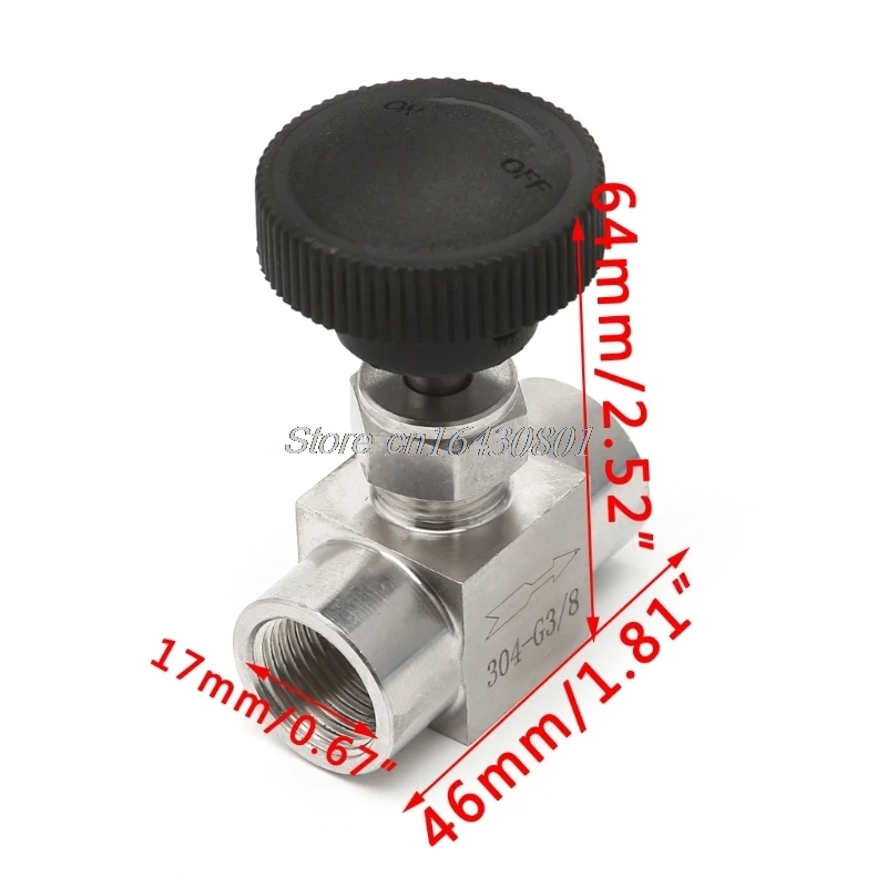 Клапан из нержавеющей стали 304 с внутренней резьбой BSP 1/2 &quot1/4&quot 1/8 &quot3/8&quot