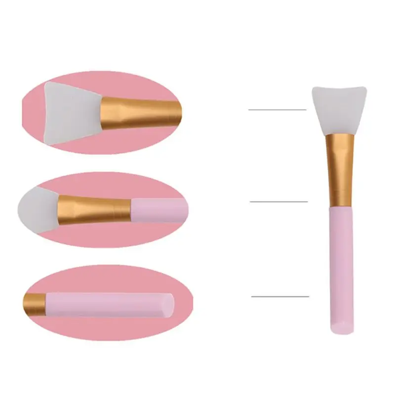 Силиконовая маска для лица конфетного цвета гибкий аппликатор лосьон тела