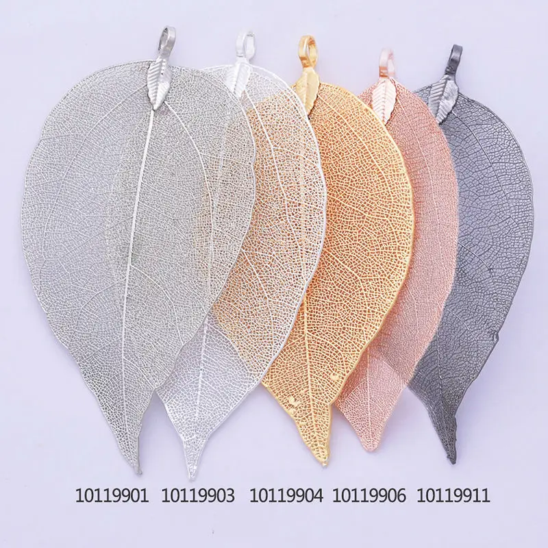 2 шт. натуральный лист гальванизированный Натуральный Орех дерева подвеска в