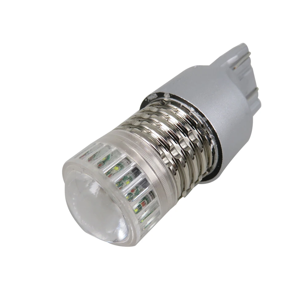 WLJH 2шт 40W 7443 W21W T20 светодиодный 1000lm Авто внешний переключатель Белый Янтарный