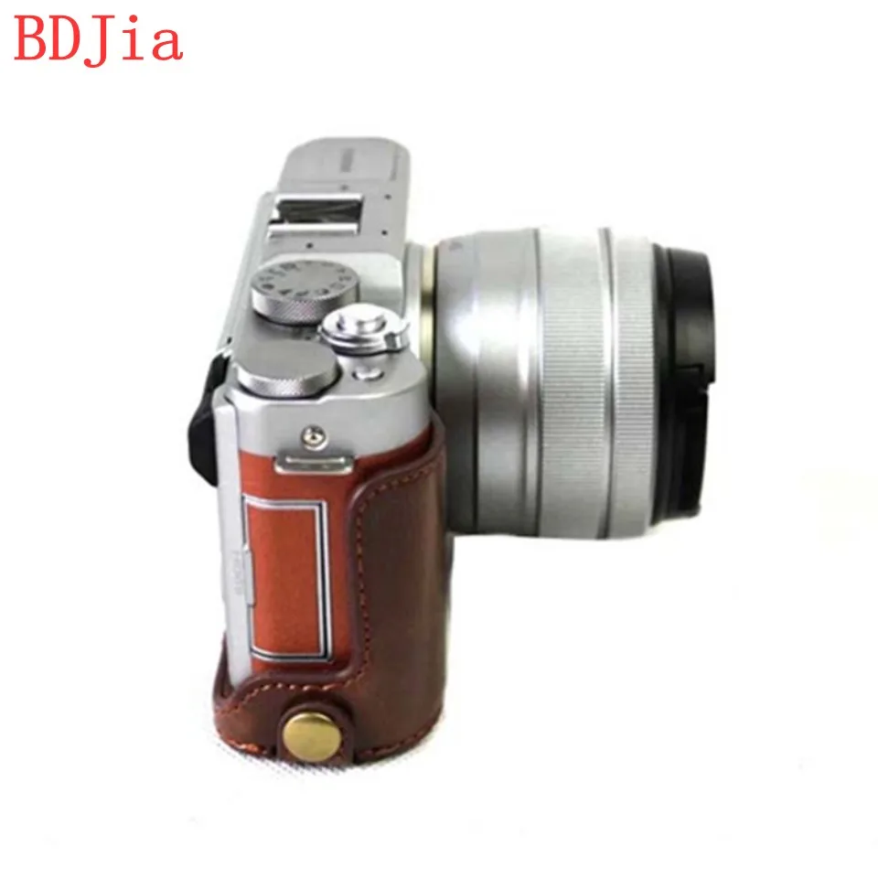 Модная сумка для камеры чехол Fujifilm XA7 XA20 XA5 XA10 XA3 из искусственной кожи половинный