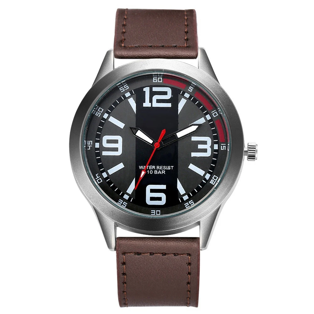 Момент моды мужские часы в стиле ретро Роскошные из нержавеющей стали аналоговые