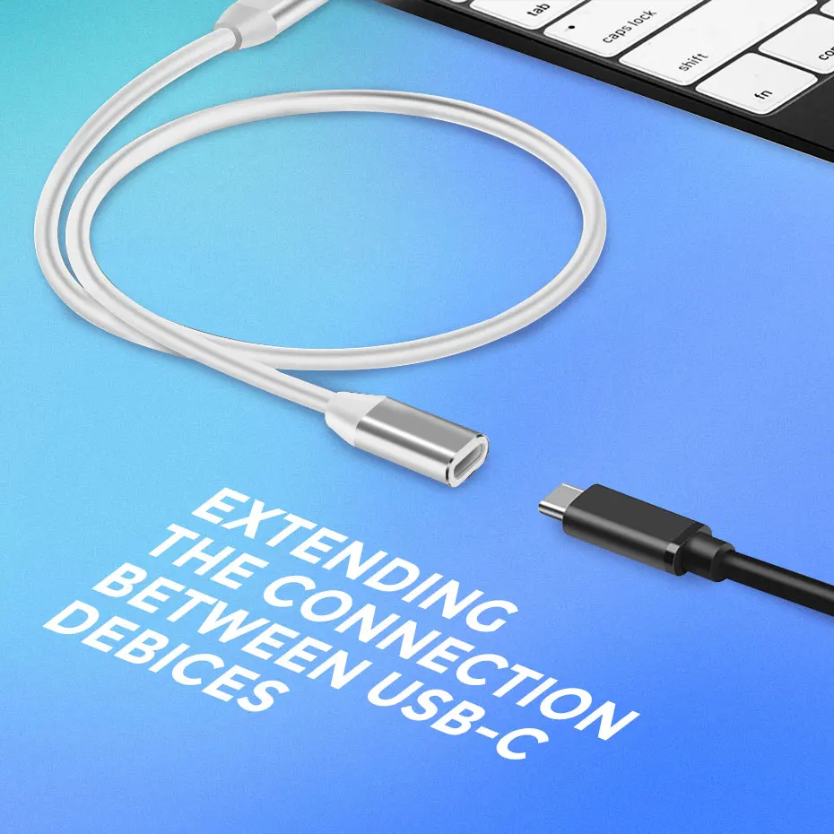 Кабель удлинитель для быстрой зарядки 10 Гбит/с type C USB 3 1 Дата кабель мужчин и