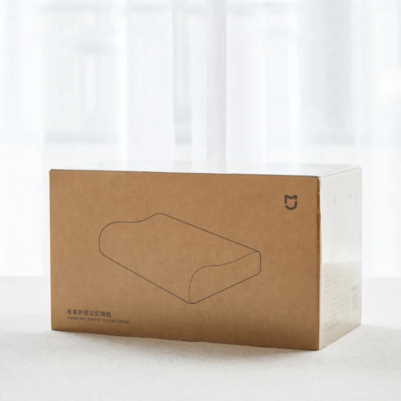 Оригинальная Подушка Xiaomi для защиты шеи подушка с эффектом памяти удобная