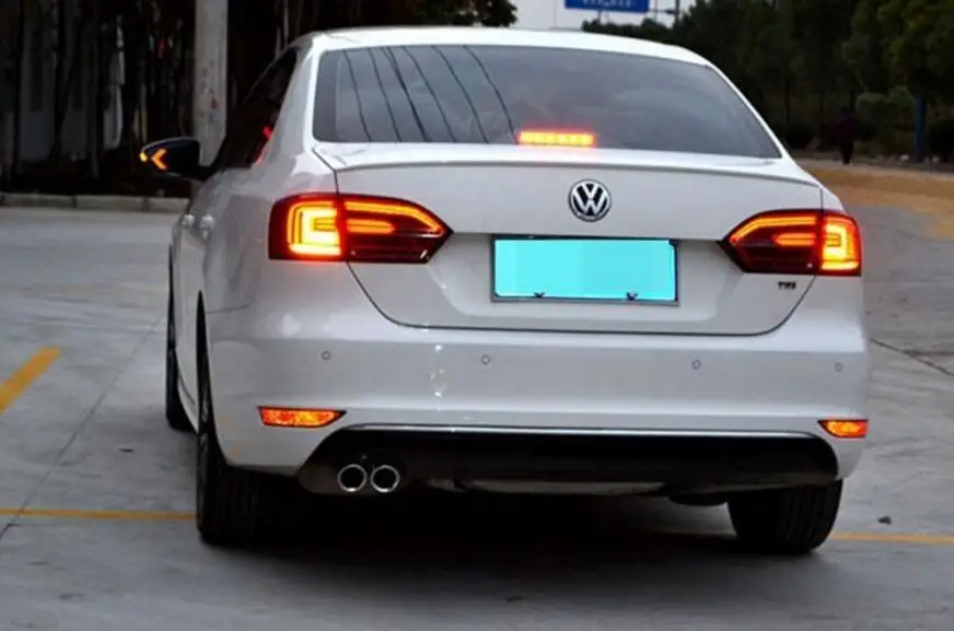 Задняя часть автомобиля светильник s для хвост Jetta2012 2013 2014 2015 светодиодный задний