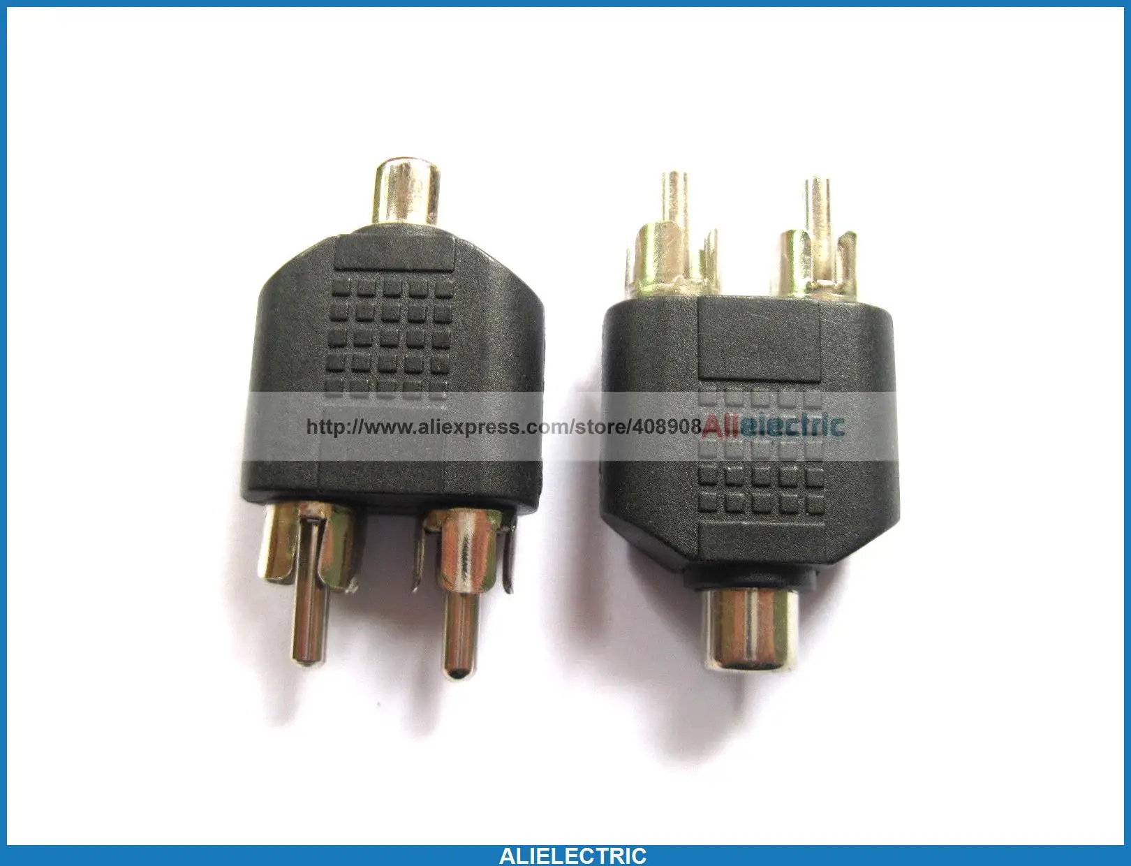 

30 Pcs Converter 1 RCA Female Jack to Dual RCA Male Plug