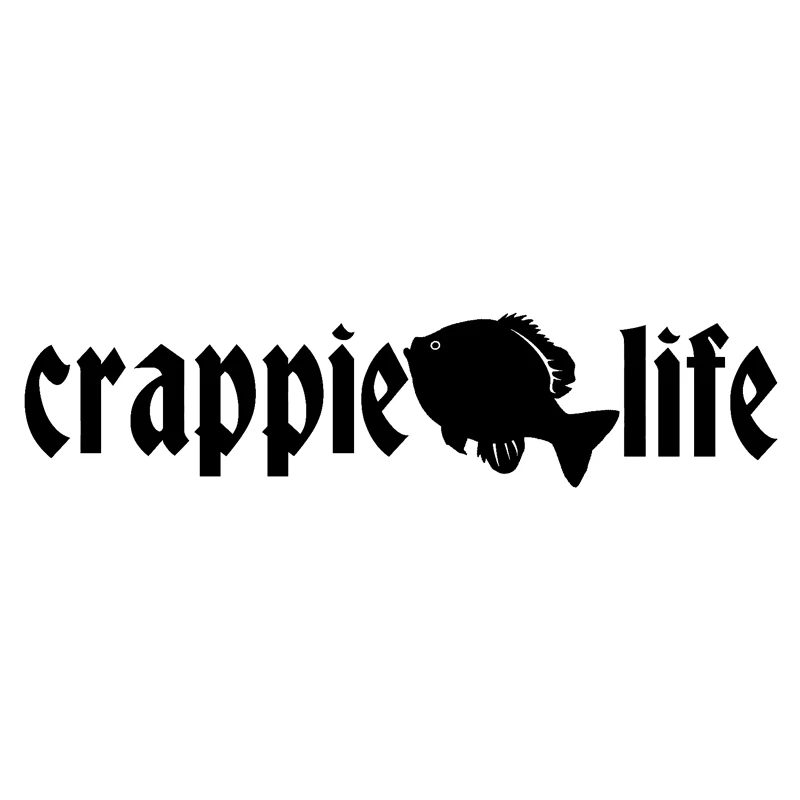 

35cm Crappie Life Fish Animal Car Sticker Motrocycle Decal Vinyl