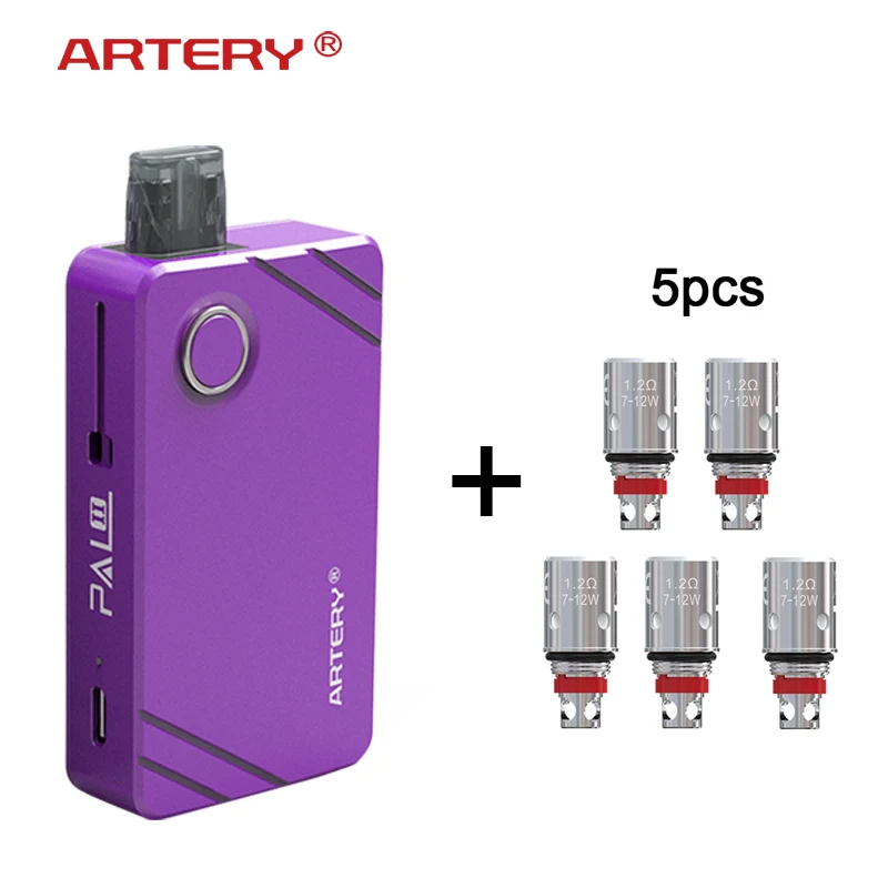 Артерия PAL 2 Pod система Vape мод с 5 шт атомайзер ядро 1000 мАч встроенный аккумулятор 3