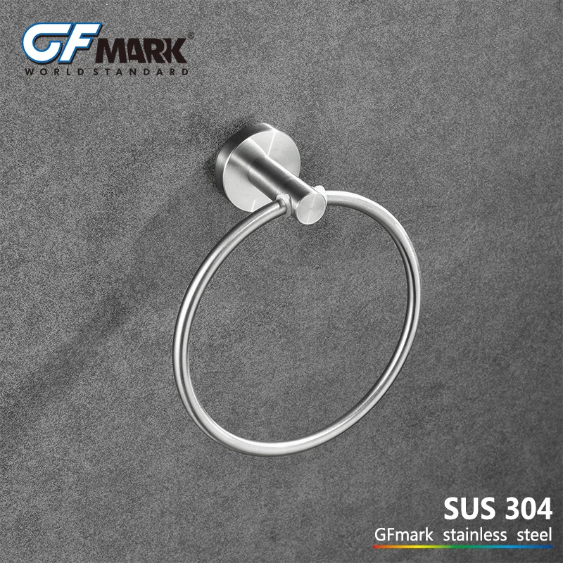 GFmark кольца для полотенец Настенный Туалет полотенца кольцо стойки SUS304