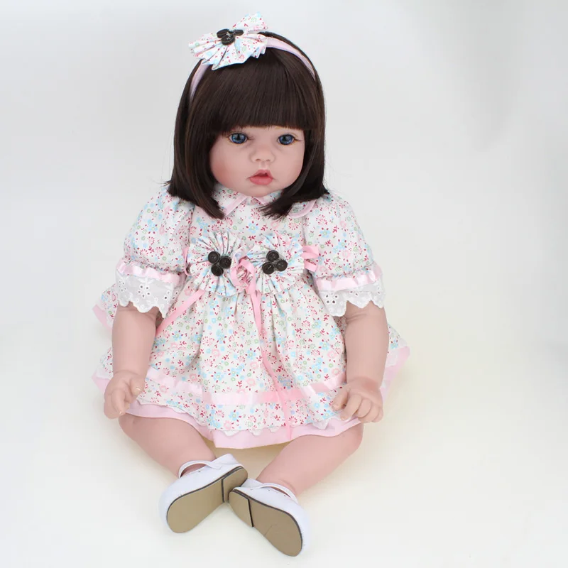 NPKDOLL Baby Reborn силиконовая Коллекционная кукла 20 дюймов детские игрушки для лица с