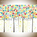 MYCELLA 4 шт. Алмазная вышивка крестиком четыре сезона дерево питомник искусство Сделай Сам полная Алмазная мозаика Вышивка Смола домашний декор