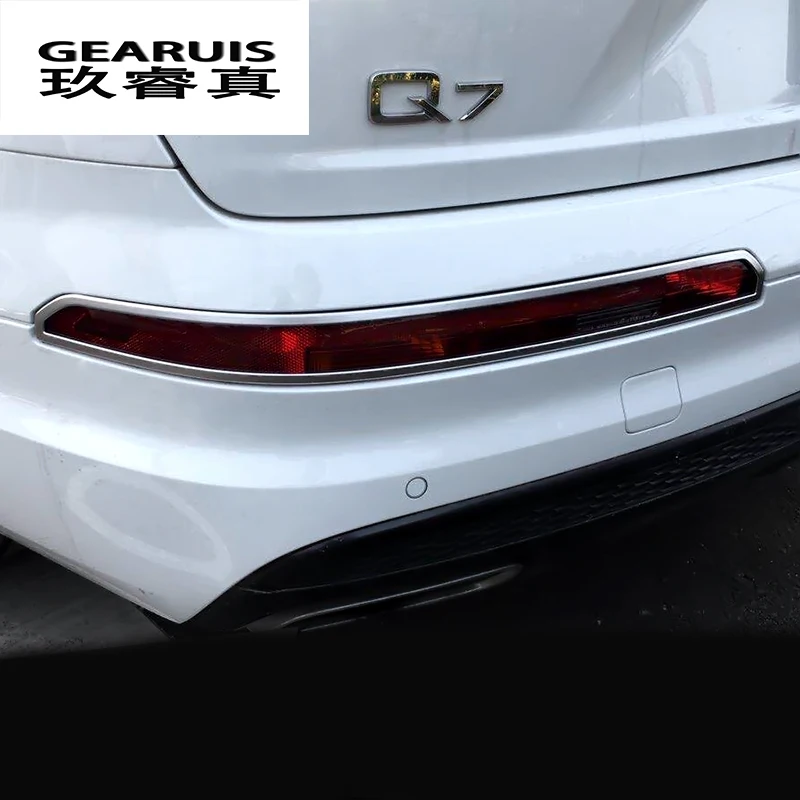 Автомобильный Стайлинг ABS после задний противотуманный фонарь лампа тень рамка