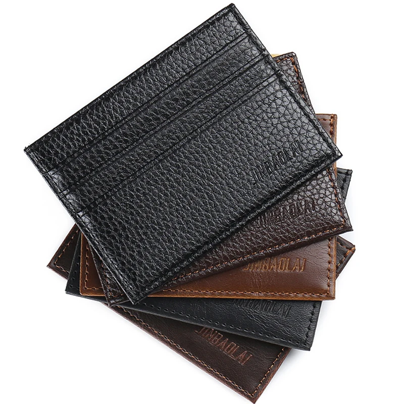 Ультравысоком тонком карты бумажник мужчины высокое качество натуральной 100%