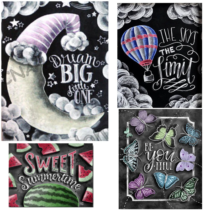 Доска с буквами дрель лента из смолы мозаика 5D сделай сам вышивка алмазная