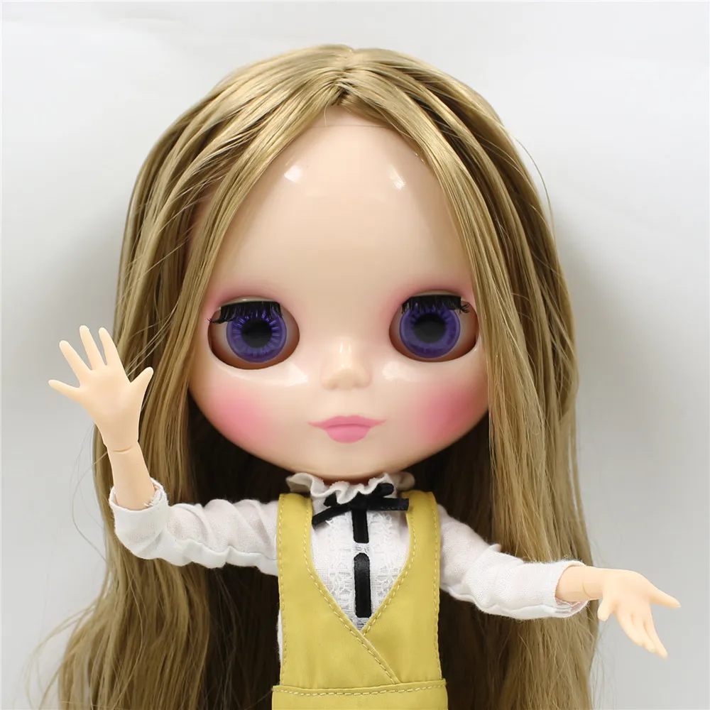 Кукла ICY DBS Blyth 1/6 Обнаженная фабрика кукла 230BL0662 коричневые прямые волосы телесная