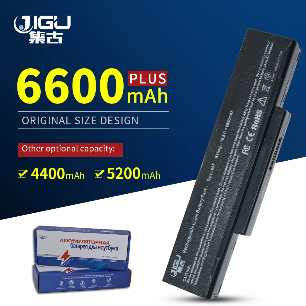 

JIGU Laptop Battery A32-F2 A32-Z94 A32-Z96 A32-F3 For Asus Z53 Z94 S96 A9 MSI CBPIL48 CBPIL72 BTY-M66 M655 M670 W750T