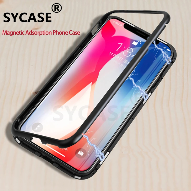 SYCASE Магнето чехол для телефона Samsung Note 8 примечание 9 магнит поглощение оболочки