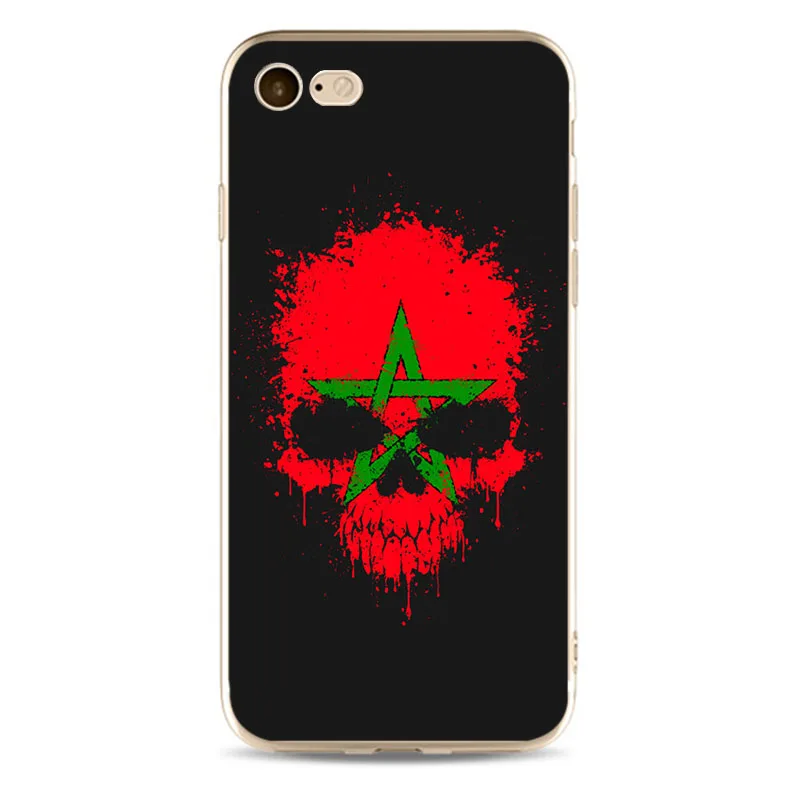 Чехол с флагом Марокко высокое качество мягкий силиконовый 2018 ТПУ чехол для