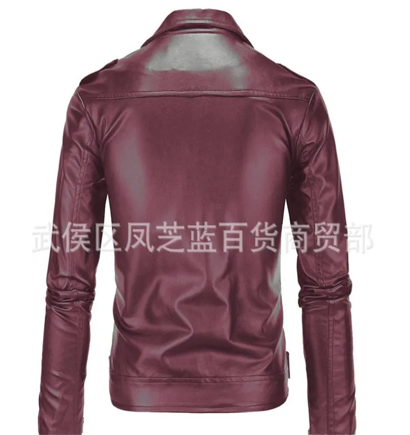 5XL, бюст 120 см, лацкан, молния, длинный рукав, короткая мужская куртка из искусственной кожи, пальто, академический стиль, красивые, индивидуальные, простые куртки