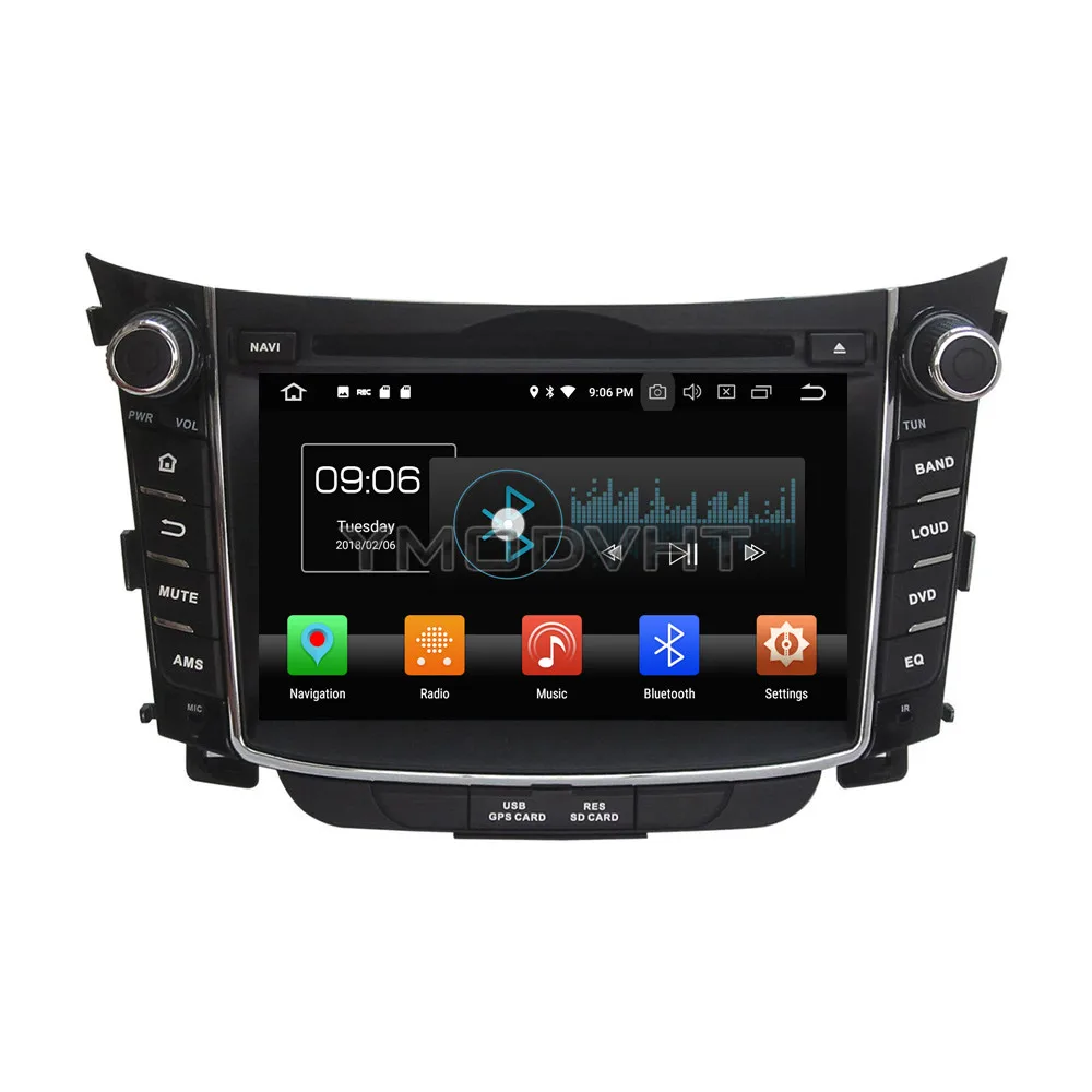 YMODVHT 7 дюймов Android 8 0 Восьмиядерный PX5 4 Гб ОЗУ 32 ПЗУ автомобильный DVD плеер Радио